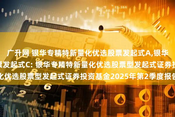 广升网 银华专精特新量化优选股票发起式A,银华专精特新量化优选股票发起式C: 银华专精特新量化优选股票型发起式证券投资基金2025年第2季度报告